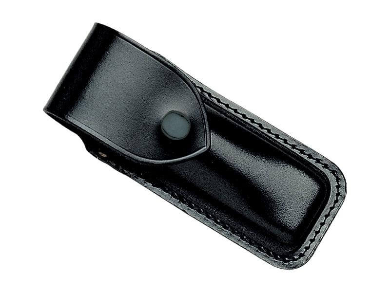 Étui cuir noir 12/13 cm Pielcu