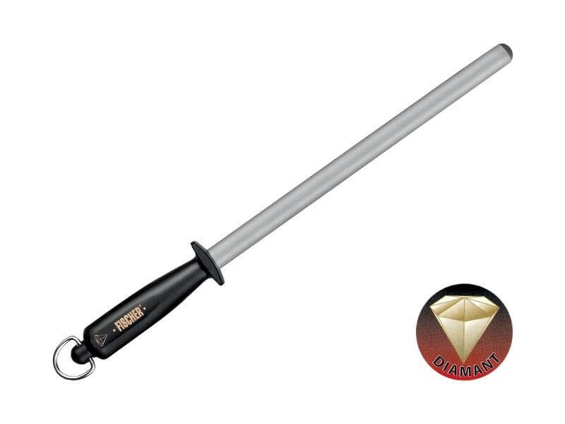 Fusil à aiguiser diamant ovale Fischer 27 cm