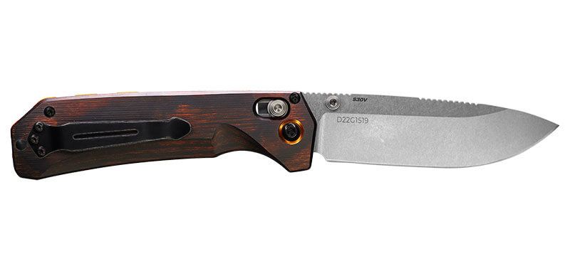 Benchmade Grizzly Creek folding hunting knife, view 2