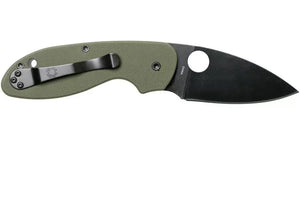 Spyderco Efficient Green folding knife, view 2