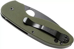 Taschenmesser Spyderco Efficient grün gezahnt, Ansicht 2
