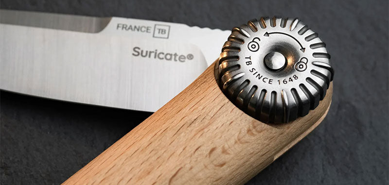 Couteau de poche TB Outdoor Suricate hêtre, vue 2