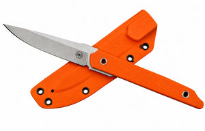 Couteau à lame fixe Amare Knives Peak orange