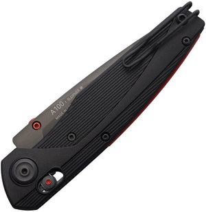 Taschenmesser ANV Knives A100 A-Lock schwarz/rot, Ansicht 2