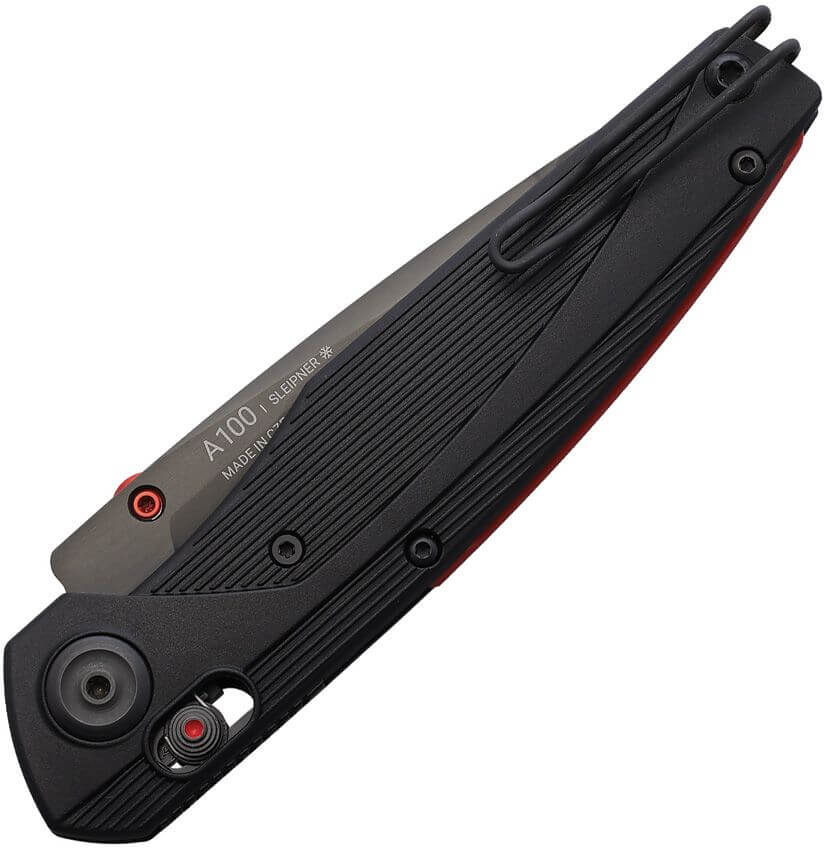 Taschenmesser ANV Knives A100 A-Lock schwarz/rot, Ansicht 2