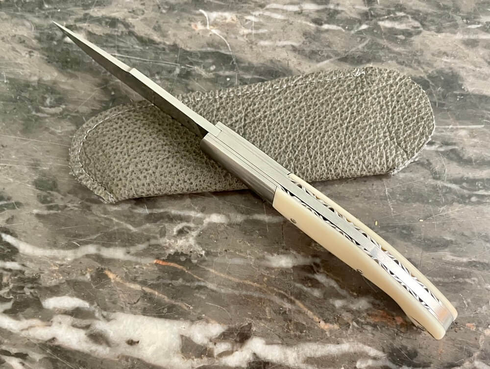 Artisan knife Julien Baillon Yatagan warthog, view 3