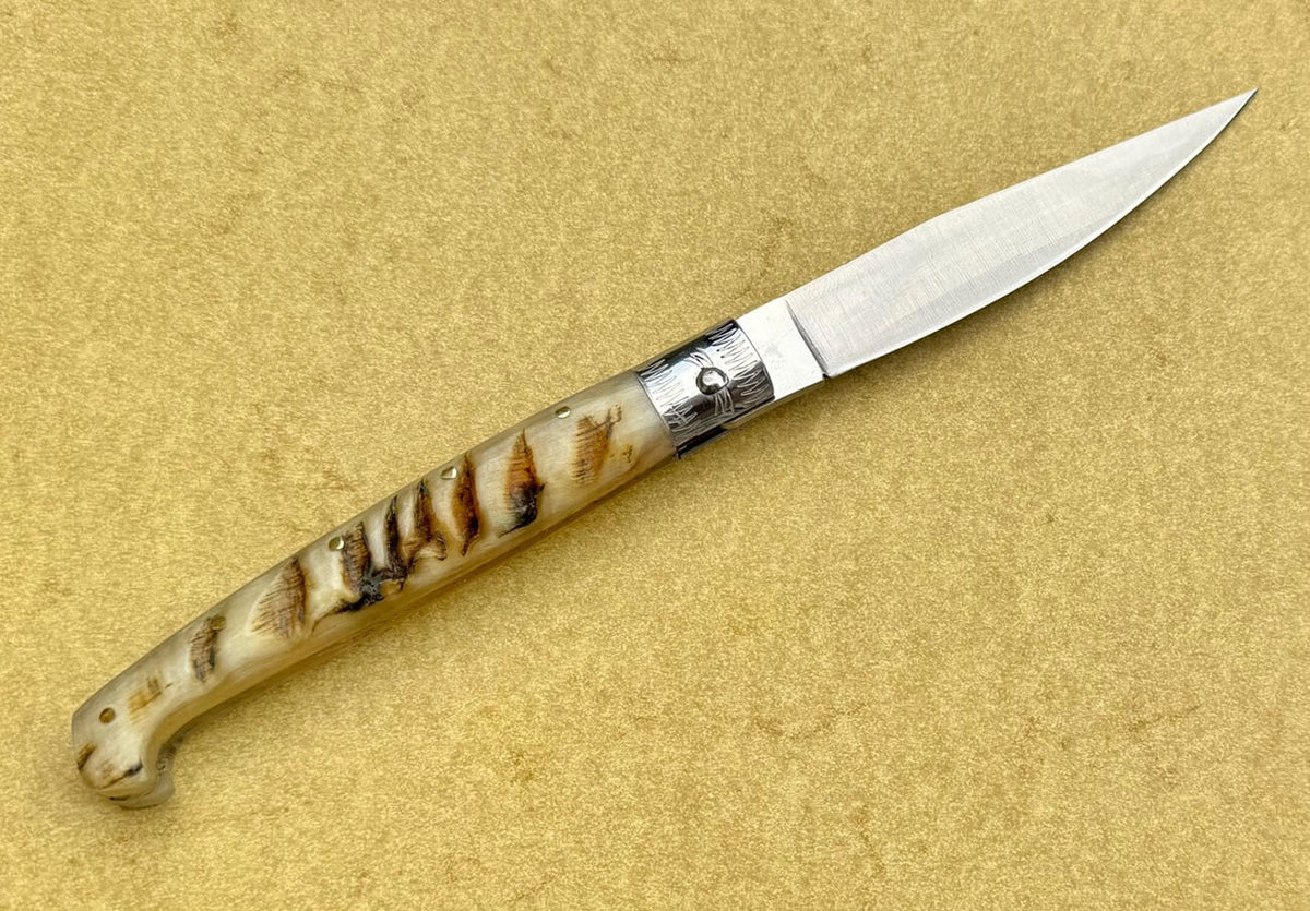 Sardinian knife Stefano Bellu Pattada sheep horn 2