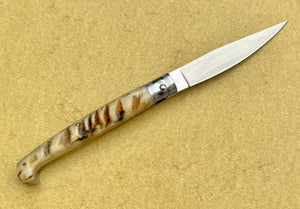 Sardinian knife Stefano Bellu Pattada sheep horn 2