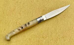 Sardisches Messer Stefano Bellu Pattada Schafshorn, Ansicht 2