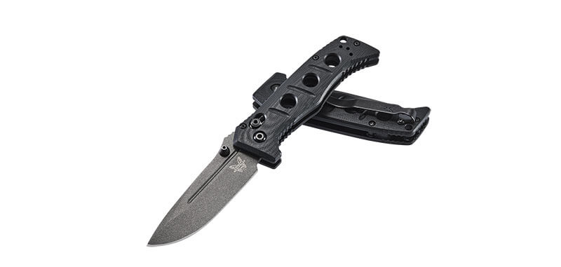 Benchmade Mini Adamas 273GY-1 folding knife, view 2