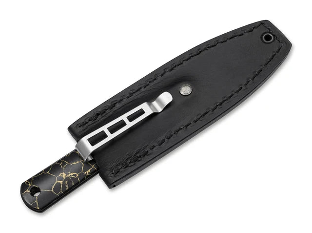 Böker BFF Packlite Truestone black fixed-blade knife, view 4