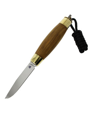 Boréal olive wood barrel knife