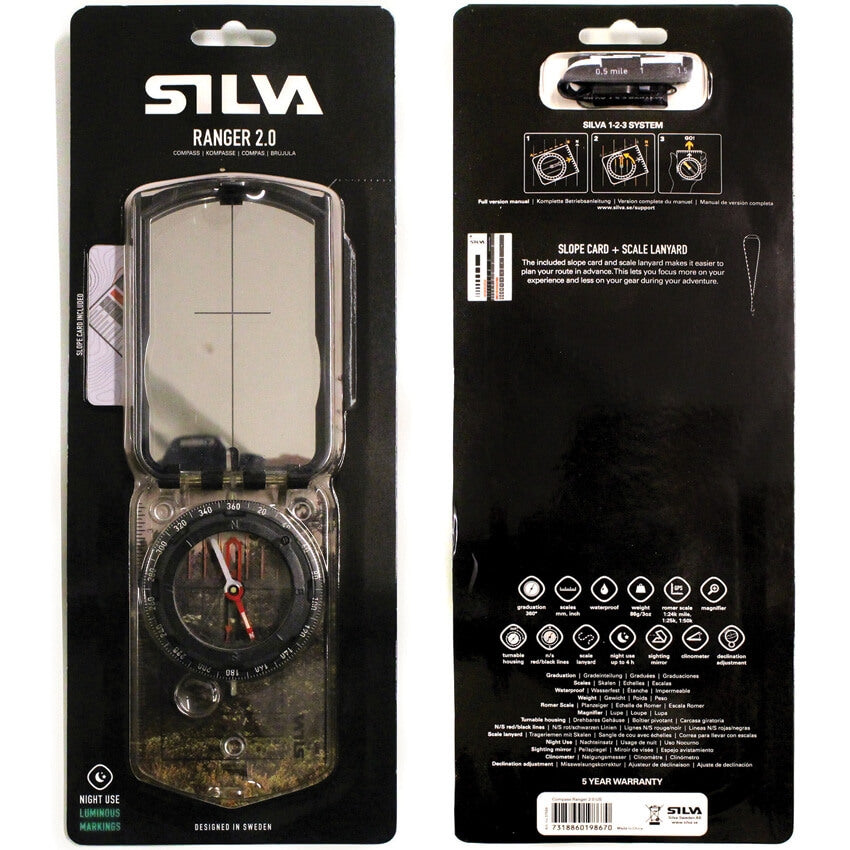 Wanderkompass Silva Ranger 2.0 Black, Ansicht 2