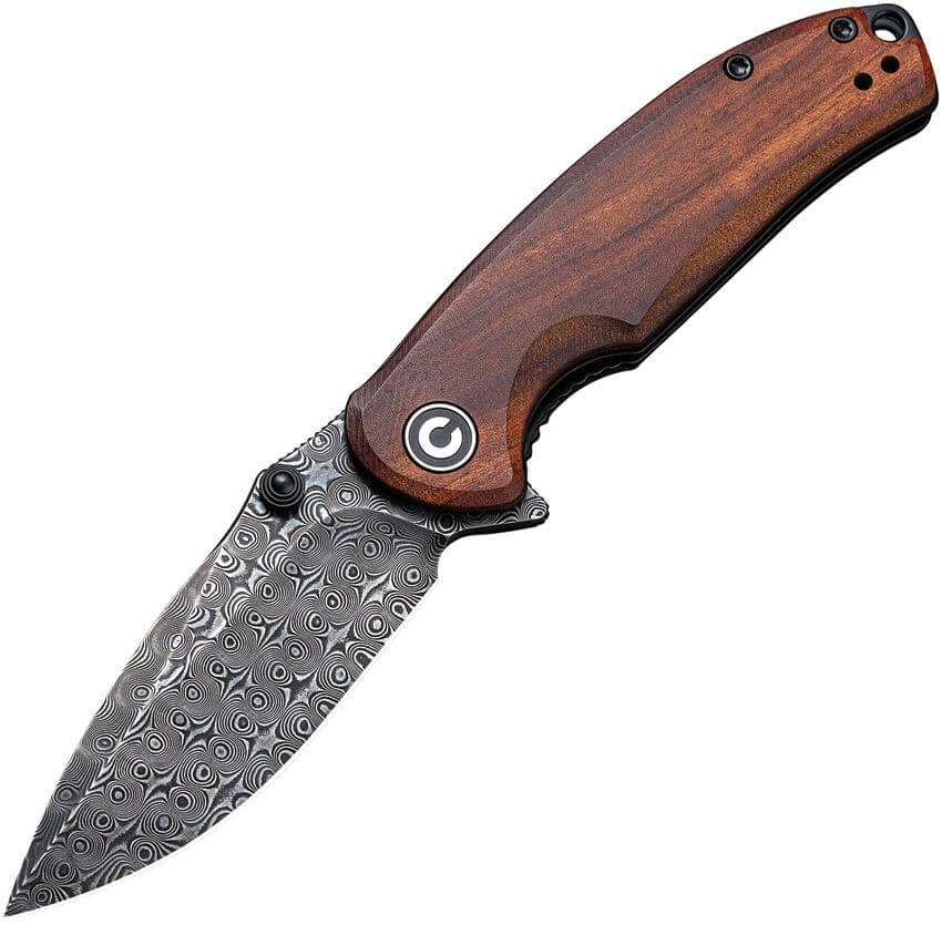 Taschenmesser Civivi Pintail Damast Holz