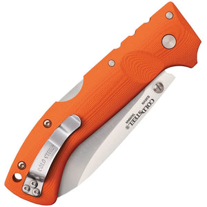 Cold Steel Ultimate Hunter orange folding knife, view 2