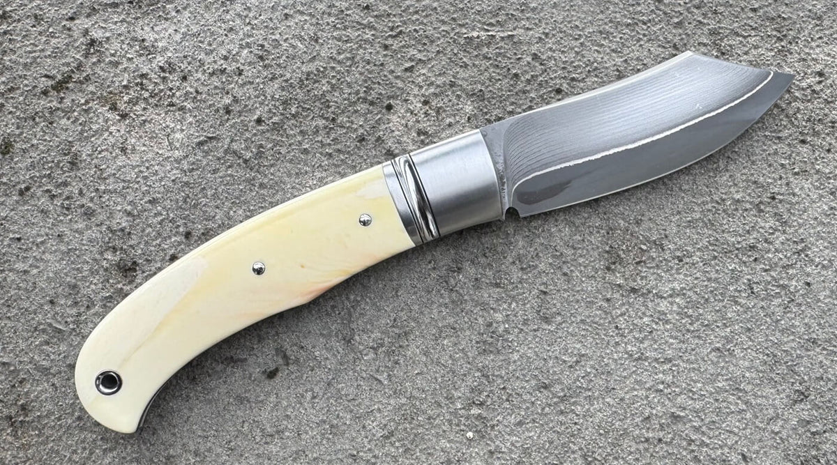 Raphaël Durand Pirate warthog artisan knife, view 2