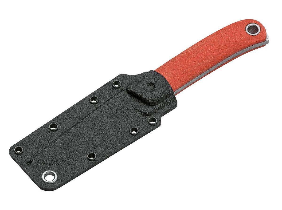Manly Patriot RWL34 orange fixed-blade knife, view 2