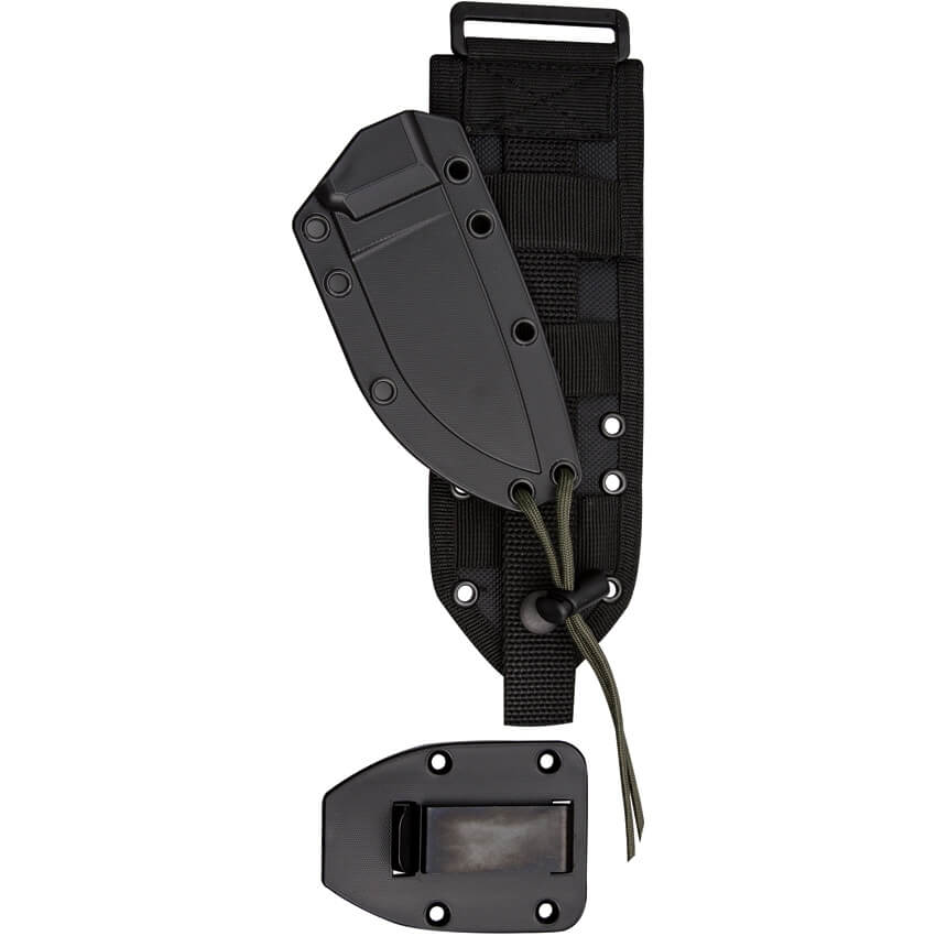 Outdoor-Messer ESEE 3 mit schwarzem Molle-Etui, Ansicht 2