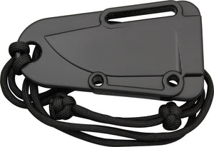 ESEE Izula black paracord mini survival knife, view 2