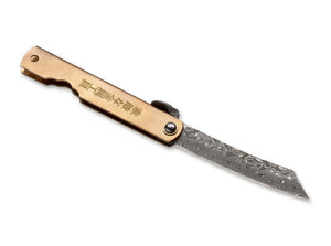 Japanisches Klappmesser Higonokami Hoseki Damast