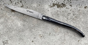 Laguiole en Aubrac knife 14 cm blackened blade