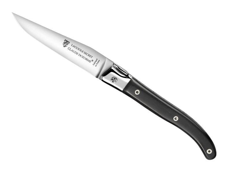 Laguiole knife Dozorme Secret ebony