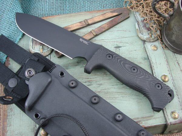 Kampfmesser LionSteel M7 Black, Ansicht 2
