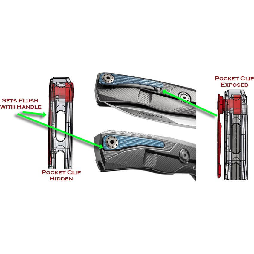 Pocket knife Lion Steel ROK black aluminium, view 2