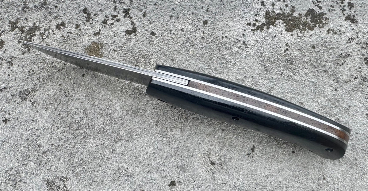 Handwerkermesser Bruno Mace Kortyô Ebenholz Damast, Ansicht 4