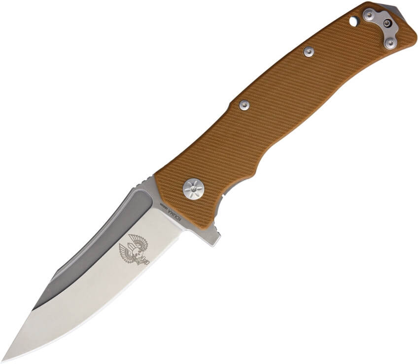 Folding knife Maserin Reactor Framelock Brown