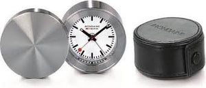 Stainless steel pocket alarm clock Mondaine, view 2