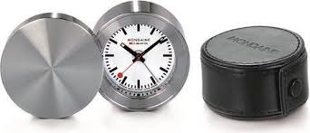 Stainless steel pocket alarm clock Mondaine, view 2