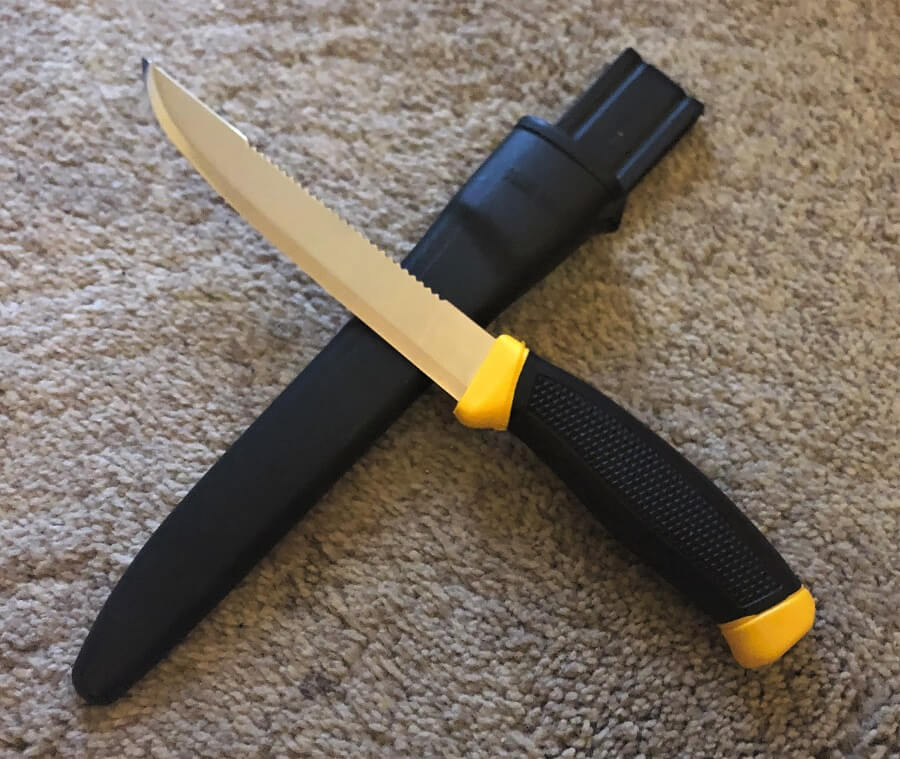 Fishing knife Mora Scaler yellow