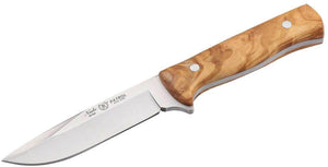 Nieto Patrol hunting knife in olive wood