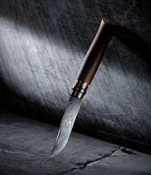 Taschenmesser Opinel N°8 Damast Ziricote, Ansicht 2