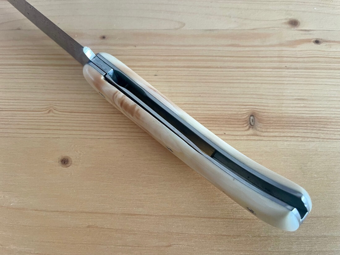 Klappmesser Thibaut Pecheux Damasteel Warzenschwein, Ansicht 3