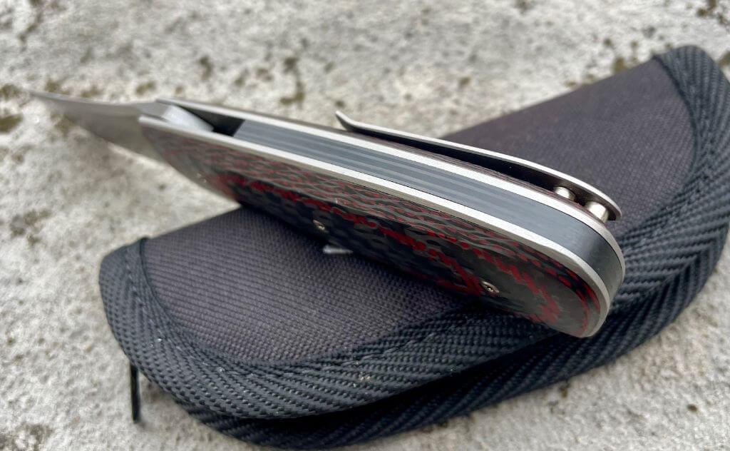 Handwerkermesser Guy Poggetti Mangaflip Carbon, Ansicht 3