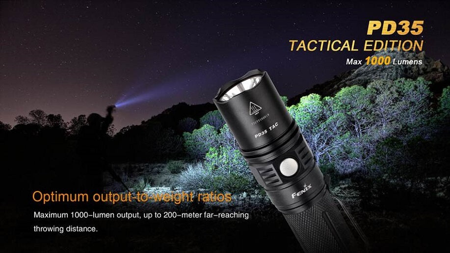 LED-Taschenlampe Fenix PD35 Tactical, Ansicht 3