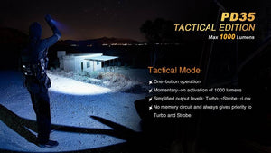 LED-Taschenlampe Fenix PD35 Tactical, Ansicht 9