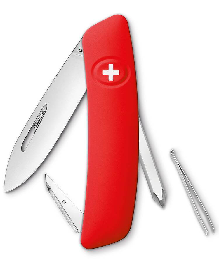 Swiss pocket knife Swiza D02 red