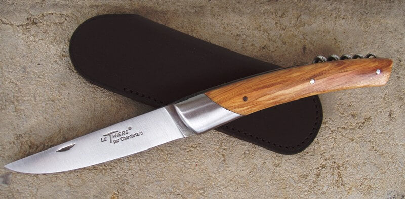 Thiers-Sommelier-Messer Chambriard Grand Cru Olivenholz