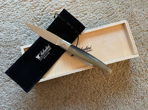 Italienisches Messer Saladini Pattada Horn, Ansicht 2