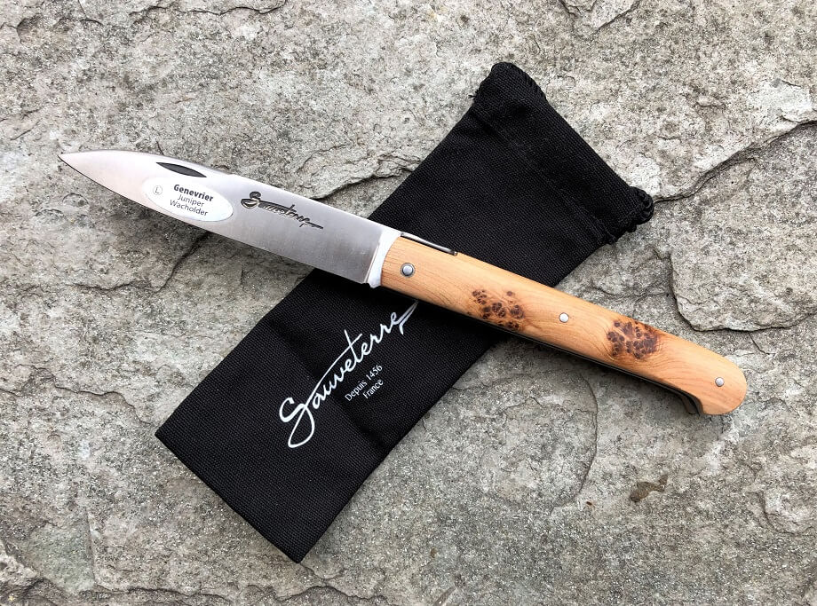 Messer aus dem Aveyron Sauveterre 11 cm Wacholder