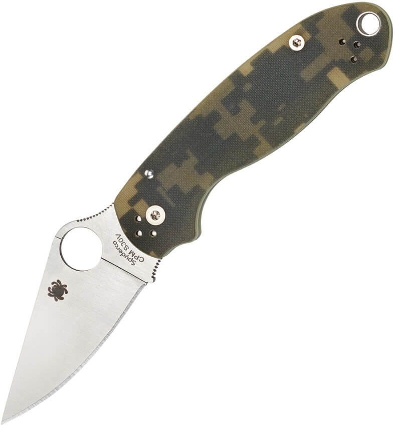 Folding knife Spyderco Para 3 satin camo