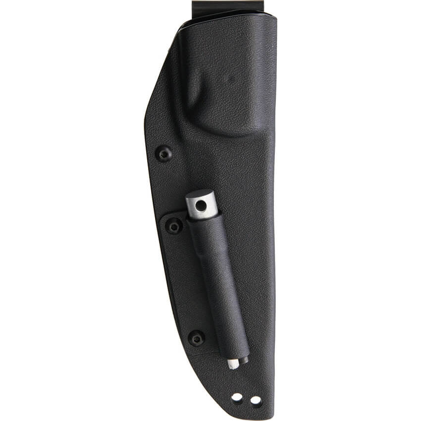 TOPS Knives BOB Hunter black/white bushcraft knife, view 2