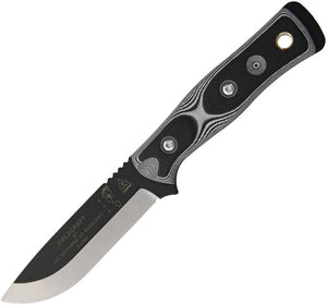 TOPS Knives BOB Hunter black/white bushcraft knife
