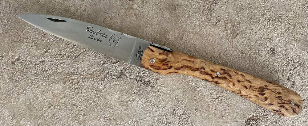 Fontenille Pataud Vendetta regional knife, birch