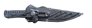 Wildsteer Wild Tech4 tactical knife, black blade, view 2