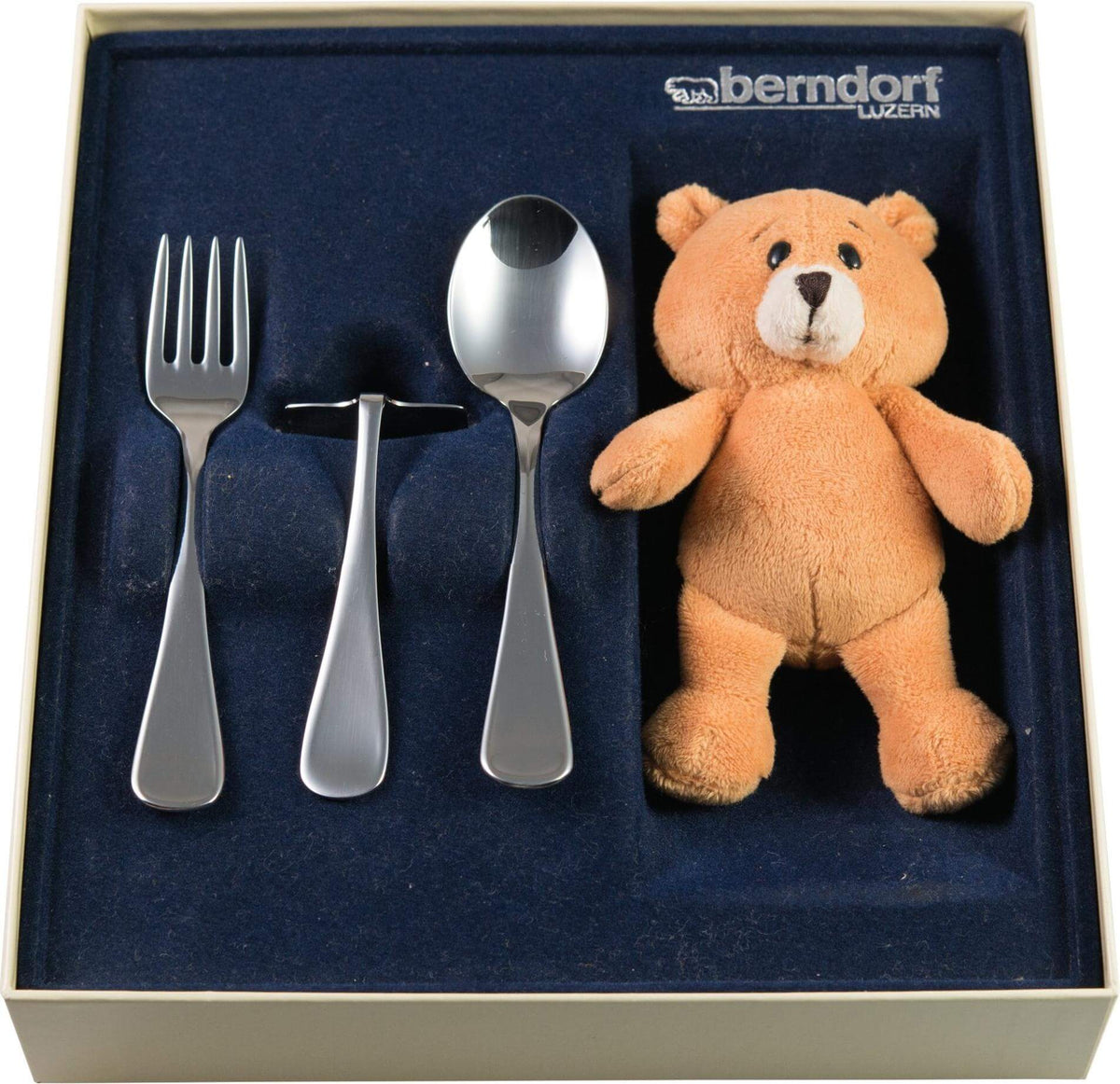 Coffret 3 couverts bébé Berndorf Royal Solitude