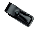 Pielcu black leather sheath 12/13 cm